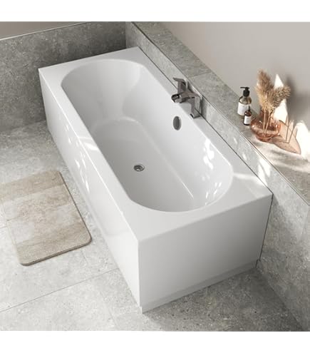 Iflo Clyde 1700 X 700mm Double Ended Bath White With Leg Pack Kit7Carron | City Plumbing