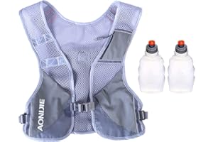 SANIQUEEN.G Reflective Hydration Pack Backpack Running Hydration Vest Marathon Runner Rucksack Cycling for Men & Women-AONIJIE
