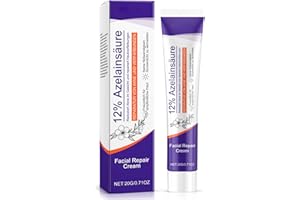 ASYINXSON Azelainsäure Gesichtsserum,12% Azelaic Acid Serum, Wirksame Rosacea Gesichtspflege, Pigmentierung Vermindern,Anti Pickel und Knötchen, 20g