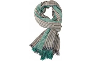 Naoyoshi Men Scarf Cotton Linen Striped Men's Scarves Warm Pashmina Neckerchief Fashion Male Shawls