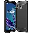 JGD PRODUCTS for Asus Max Pro M1 Carbon Fibre Armor Drop Tested Shock Proof TPU Back Case Cover