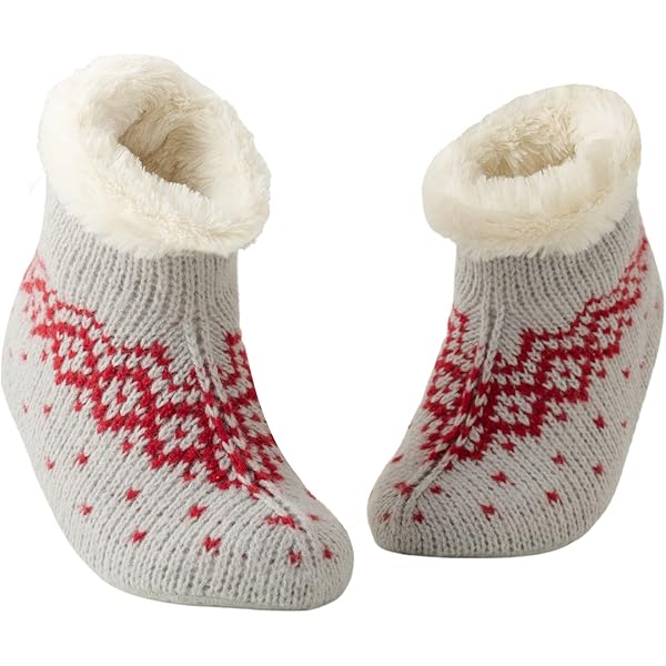 Vihir Huttensokken Dames & Heren & Winter, Antislip Huisschoen Sokken, Dikke Pantoffel Sokken, Slipper Sokken, Zachte Stoppersokken, Warme