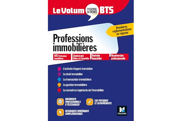 Le Volum' BTS - Professions immobilières - Révision et entraînement