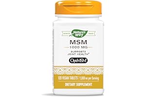 Nature's Way MSM 1000mg, 120 Tablets by Nature's Way