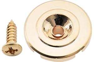 Musiclily Pro Steel Vintage Round Bass String Guide Retainer Tree for Precision/Jazz Bass Electric Bass, Gold