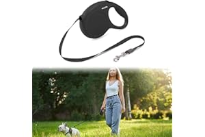 CUTIOLLY Wysuwana Smycz Dla Psa,Wysuwana Smycz Dla PsóW,Wysuwana Z AntypośLizgowym Uchwytem,Wysuwana Smycz Z Uchwytem, Bez PląTania Się,5 M