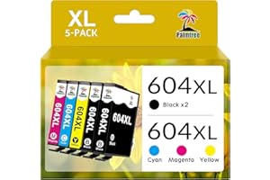 Palmtree 604XL Cartuchos de Repuesto para Epson 604XL Cartucho de Tinta para Epson XP-2200 XP-2205 XP-3200 XP-3205 XP-4200,Workforce WF-2930 WF-2910 WF-2935 WF-2950(2Negro 1Cian 1Amarillo 1Magenta)