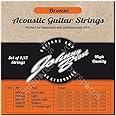 Johnny Brook Set Of 12 Bronze Acoustic Guitar Strings For 12 String Guitars (Light Gauge)
