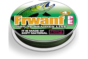 Frwanf Lenza intrecciata per pesca Colore che non sbiadisce mai 100 m-2000 m 6-300 lb Lenza in PE super resistente Resistente all'abrasione Filo da pesca Zero Stretch