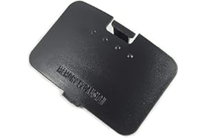 PETE FIELD Replacement Jumper Pak Memory Expansion Door Cover Lid Part for Nintendo 64 N64 (Black)