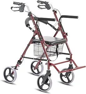 KosmoCare Rollator Walker with Footrest