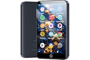 MECHEN 160GB Reproductor MP3 MP4 Android 13 con Bluetooth y WiFi, 4" Pantalla Táctil, MP3 Player con Spotify, Radio, Altavoz, Play Store, para Música/Video/Audiolibros