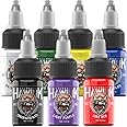 HAWINK Tattoo Ink Set 0.5oz (15ml) Tattoo Supply Ink 7 Colors Kit TI203-15-7