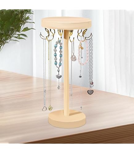 BELLE VOUS 2-Seitiger Drehbarer Schmuck Ständer Ho Produktbild-Vorschau 6