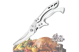 STOAT®küchenschere. Ganzmetall - Schere mit Klingen aus rostfreiem Stahl + Griffe aus Aluminium. geflügelschere，haushaltsschere，allzweckschere，küchenscheren，geflügelscheren，schere scharf