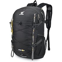 SKYSPER Faltbarer Rucksack 30L Ultra-leicht Tagesrucksack Verstaubar Daypack Wasserfest Wanderrucksack Reiserucksack für Camping Outdoor Wandern Reisen