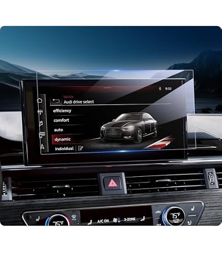 Protection écran Verre Hybride BROTECT AirGlass Pour Audi Q5 2017 MMI 8.3" - Dureté 9H, Anti-rayures, Anti-empreintes - 2