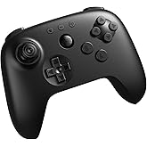 8Bitdo 64 Bluetooth Controller for Analogue 3D, Switch, Switch 2, Windows, and Android (Black)