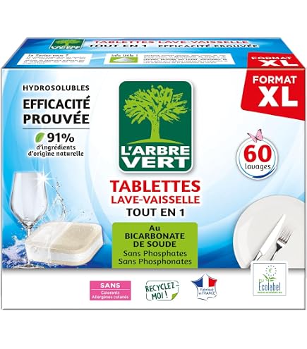 Lot De 2 Paquets Rainett Lave Vaisselle Tout En 1 Écologique - 50 Tablettes Chacun - Neuf