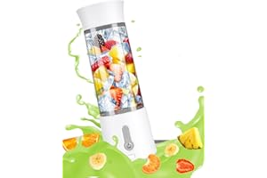 DARMAI Portable Blender, Smoothie Blender, USB Rechargeable 4000mAh Mini Shakes Blender, 500ml BPA Free Traveling Fruit Veggie Baby Food Juicer Cup, 6 Blades Electric Blender for Travel Kitchen Gym