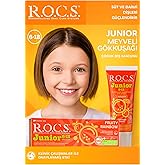 R.O.C.S. R.O.C.S Junior &Ccedil;ocuklar i&ccedil;in Bitkisel İ&ccedil;erikli Diş Macunu 6-12 Yaş Meyveli G&ouml;kkuşağı (1 x 60 mL)