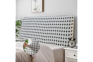 MUMOHO Bed Headboard Covers, Headboard Covers for Double Bed/Small Double,Velvet All-inclusive Elastic Headboard Protection Cover