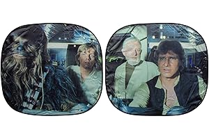 Plasticolor Star Wars Millennium Falcon Auto Springshade Windscreen Car Sunshade