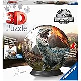 Ravensburger - 3D Puzzle Personaggi Jurassic World, Puzzle Ball, 72 Pezzi, 6+ Anni