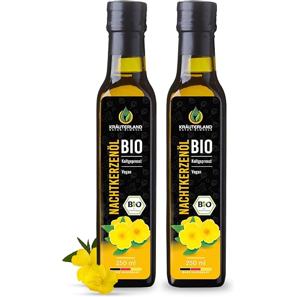 Bio Nachtkerzenöl 1 Liter – 100% Rein, Kaltgepresst, Für Trockene Haut & Hautregeneration