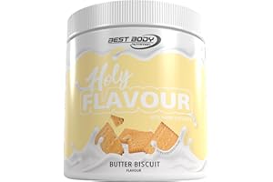 Best Body Nutrition - Holy Flavour - Geschmackspulver - Butter Biscuit - 90 g Dose - Aromapulver zur Verfeinerung von Speisen und Getränken mit Butterkeksgeschmack