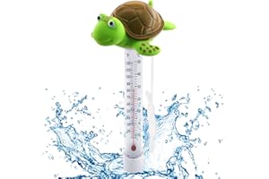 Lets Joy Schwimmendes Wasserthermometer, Pool Thermometer mit String, Bruchfest, Wasserthermometer für Aquarien, Pools, Spas