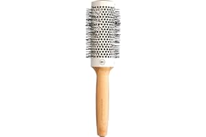 Olivia Garden Healthy Hair Brosse Ronde Thermale en Bambou, Diamètre 43mm - Brosse Ecologique en Bambou