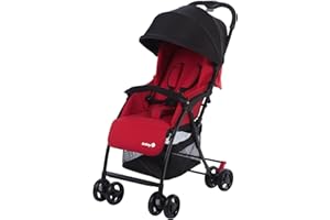 Safety 1st Urby Passeggino Leggero con Coprigambe Incluso, Adatto dalla Nascita, Rosso