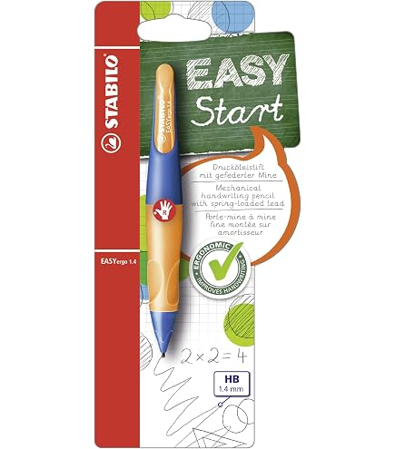 Porte-mine Ergonomique STABILO EASYergo 3.15 - Pour Droitiers | Idéal Apprentissage Écriture