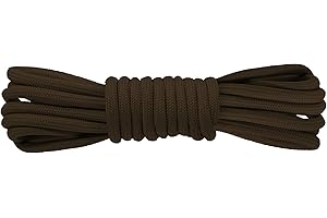 Kilter Premium Strong Round 4mm Shoelaces for Hiking, Outdoor Work, Steel Toe Cap, Walking Boots, Shoes & Fashion Trainers