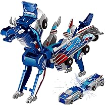 SK MISS Giocattolo Trasformabile, 2 In 1 Robot Giocattolo, Auto Robot