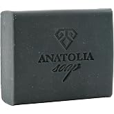 Anatolia Soap 1978 Mysia Koleksiyonu Aktif Karbon Sabunu Doğal Bitkisel Yağlardan oluşur Cildi Temizler, Kirlerden Arındırır.
