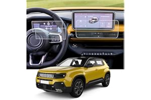 CDEFG Compatibile con Jeep Avenger 2023 2024 2025 Navigazione e pannello strumenti Pellicola protettiva 4H Resistente ai graffi 10,25 pollici GPS Screen Protector Navi Film Avenger Accessori 4 Pezzi