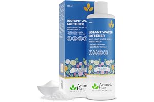 Avimee Herbal Instant Water Softener Makes Your Water Hair & Skin Friendly Reduces Hair Fall & Skin Itching Disables Hardness & Maintains pH Level Non Toxic and 100% Safe (400ml (Pack of 1))