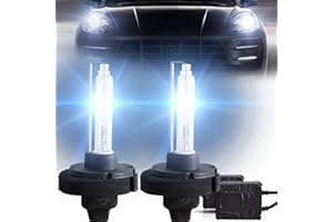 VLAND D2H HID Xenon Headlight Bulbs Conversion Kit with Ballast with decoder, Headlamp Bulbs for High/Low Beam, 12V 35W 6000K 3200Lm Diamond White, Replacement for D2S D2R D4S, 2 Pcs