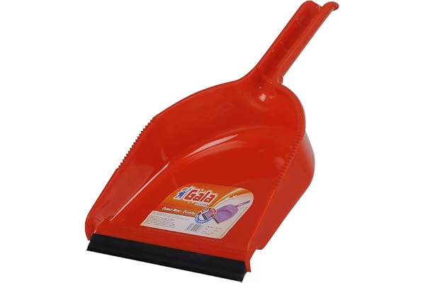 Gala Dustpan for Floor Cleaning, Dustpan for Broom,Flat scoop (Color May Vary)