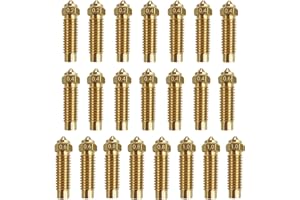 LANKEGU Lot de 22 buses Barss pour imprimante 3D Neptune 4 Plus, 10 buses de 0,4 mm et 3 buses de 0,2 mm, 0,6 mm, 0,8 mm, 1,0 mm pour Elegoo Neptune 4 Plus/Neptune 4 Max