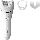Philips Hair Removal Device, Wet and Dry Wireless Use, Extra Wide Head, LED Light, Precision Zone Head, Optimum Contact