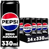 Pepsi Zero Sugar Zero Calorie Cola Soda - 24 Pack 330ml Cans - 7.92 Liter Total