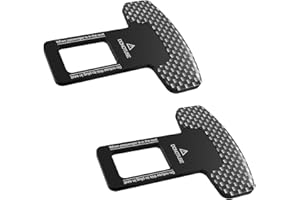 TREETRIBE 2Pack Car Seat Belt Clip Buckle,Car Trim Accessories Seat Belt Clip Adjuster Clips for All Cars to Make Your Driving More Comfortable & Flexible Accessories (Black)