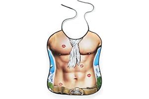 Cosysparks Śmieszny Śliniaczek dla Dorosłych i Seniorów - Na Imprezę, Prezent - 46*40cm/16.1*15.7in