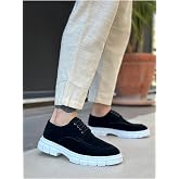 BA0237 Bağcıklı Klasik Y&uuml;ksek Taban Casual Erkek Ayakkabı