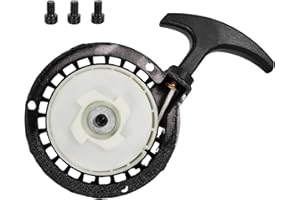 RUTU Aluminum Alloy Recoil Pull Start Starter for 2 Stroke Engine 47cc 49cc 50cc SYX Moto SSR SX50A Pit Dirt Bike, Mini Bike, ATV, Quad, 4 Wheel Motorcycle, Scooter