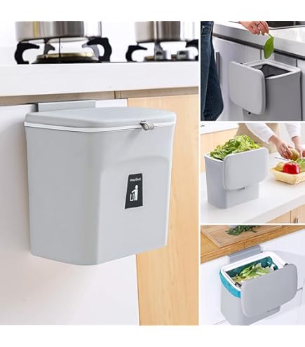 Afvalemmer 12 Liter - Prullenbak Toilet - Veelzijdig Gebruik Klapdeksel Ontwerp 26x26x32 Cm Wit Mat