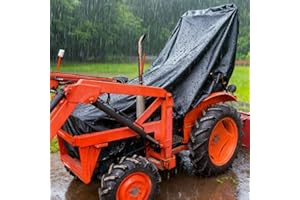 BEADCHICA Tractor Cover Compatible with Kubota,John Deere,Mahindra, Bobcat,Waterproof Tractor Cover for Compact Utility Tractors LP95637 for Series 2320, 2520, 2720, 3120, 3320, 3520, 3720, 3203 and 4105,Large